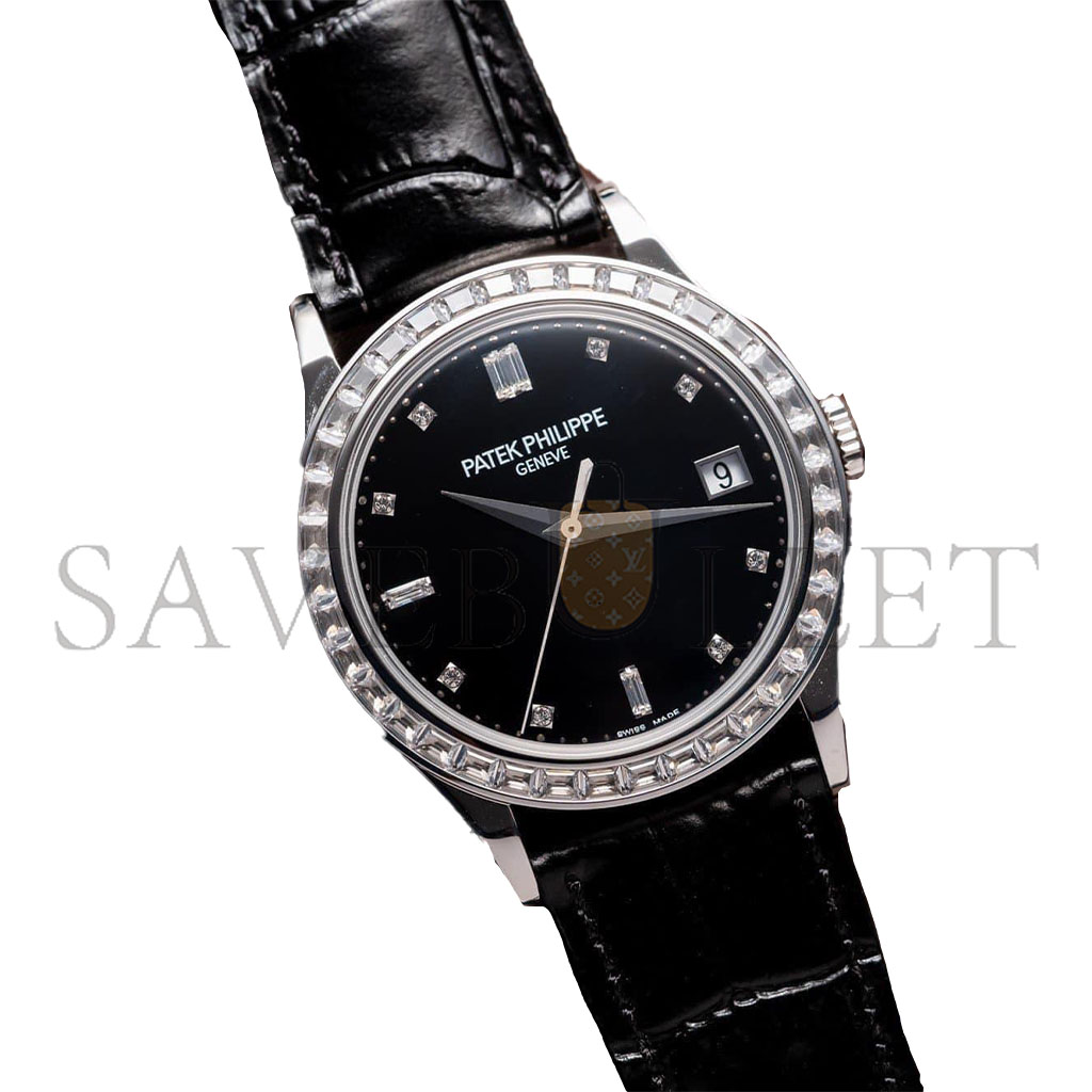 PATEK PHILIPPE CALATRAVA PLATINUM 38MM WATCH 5298P-010